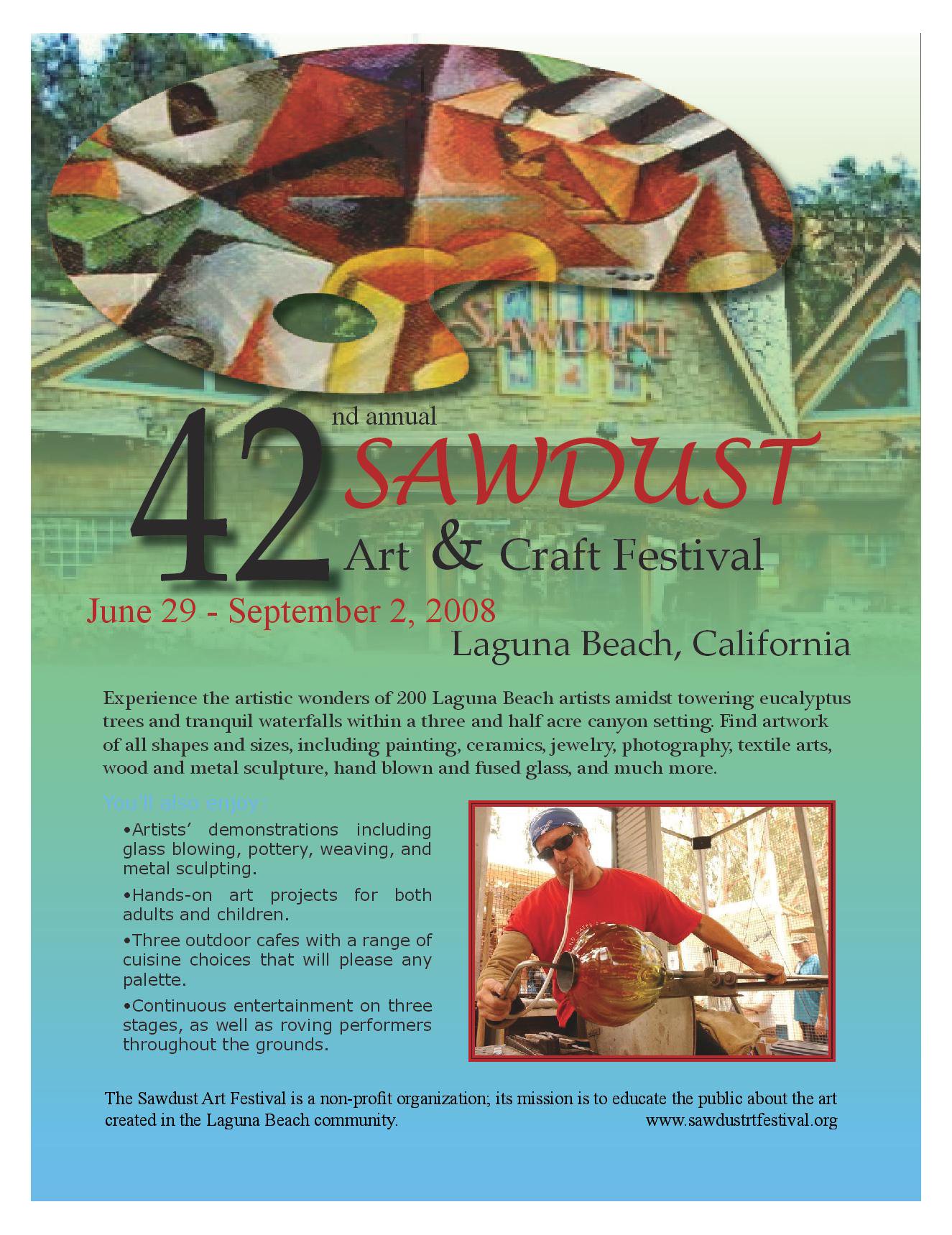 Sawdust Festival Flyer